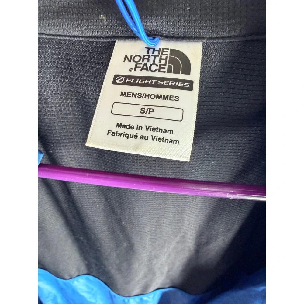 The North Face Flight Series Mens Blue Windbreaker Running Jacket Small
